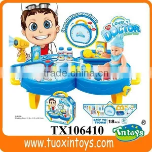 Kids Playing Doctor Stories, Doctor Set Toy, Operating Table Doctor Toy Set thumbnail-2