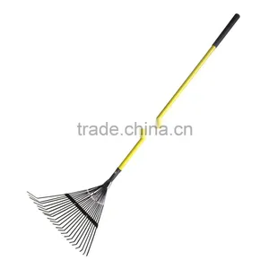 22 Teeth Talon Farm Stainless Steel Rake With Fiberglass Handle With Custom Logo thumbnail-1