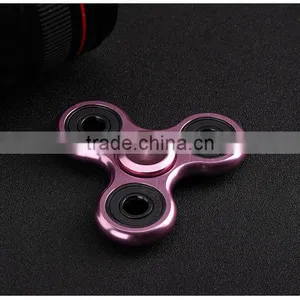 2017 New Fidget Spinner Clover Aluminium Alloy Fidget Spinner Hand Finger Spinner Metal Tri Spinner thumbnail-3