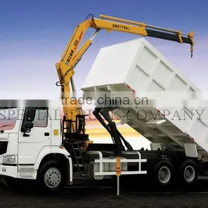 HOWO Mounted Crane Loading 30TCargo Truck With Crane thumbnail-2