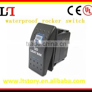 Car LED Light Waterproof Rocker Switch thumbnail-1