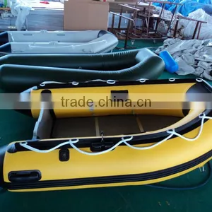 Yellow Aluminum Pvc Inflatable Boat thumbnail-2