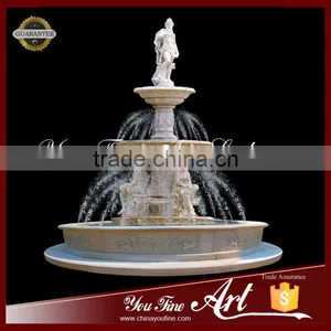 Large Outdoor Garden Poseidon Statue Marble Fountain thumbnail-1