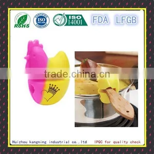 High Quality Heat Resistant Silicone Utensil Pot Pan Clip Holder thumbnail-5