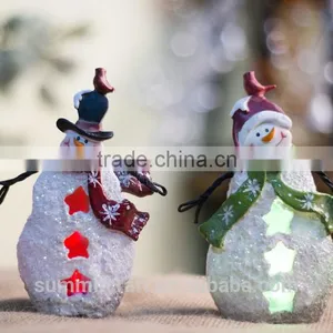 Christmas Snowman Led Lights Figurine Table Decoration thumbnail-2