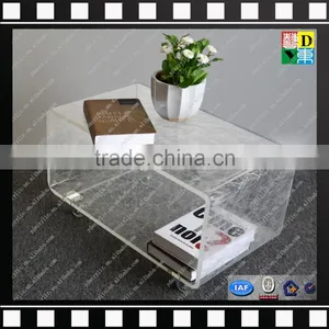 Clear Acrylic Sofa Table PMMA Living Room Table Glass Coffee Table From China Manufacturer thumbnail-6