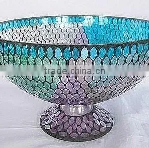 Murano Glass Decorative Glass Fruit Bowl thumbnail-2