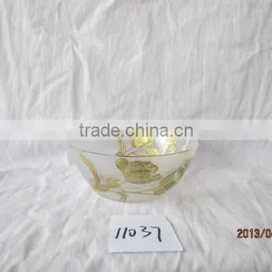 Hand Painted Machine Made Decorative Glass Bowls thumbnail-4