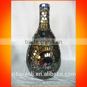 Egypt Style Mirrored Mosaic Antique Murano Vases thumbnail-1