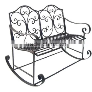 Metal Rocking Bench thumbnail-3