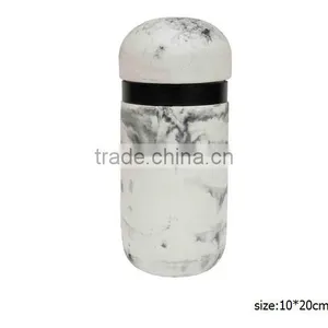 Kitchen Accessories Marble Concrete Salt Box Coffee Canister Cup Shape Storage thumbnail-1