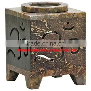 Soapstone Om Aroma Oil Burner thumbnail-1