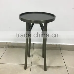 Online Shopping Brushed Bronze Frame Square Metal Coffee Table High Qualtiy thumbnail-2