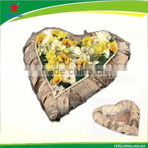 Heart Shape Baskets Birch Bark thumbnail-1