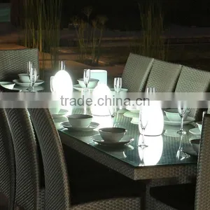Battery Operated RGB LED Egg Table Lamp for Decoration thumbnail-1