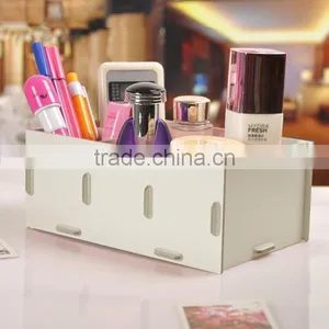 Wooden Cosmetics Storage Box / DIY Organizer thumbnail-6