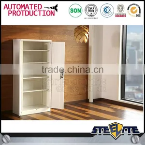 2 Door Steel Clothes Storage Locker Cabinet Metal Closet Wardrobe thumbnail-4