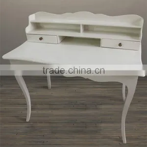Antique Finished Kids Study Table, Solid Wood French Countryside Style Kids Homework & Reading Table - BF07-70353 thumbnail-4