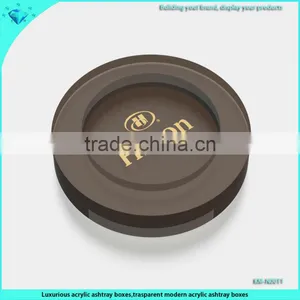 Luxury Brown Acrylic Ashtray Trays for Decoration and Gifts thumbnail-1