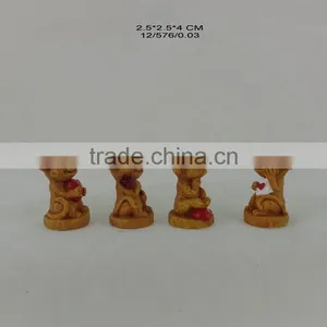 Resin Imitation Wood Effect Monkey Statues thumbnail-5