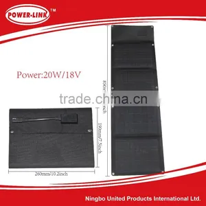 20 Watt Solar Panel Folding Camping Solar Panels Sun Power Solar 18V Solar Folding Solar Charger thumbnail-2