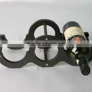 Black Varnish Wholesale Wooden Wine Stand thumbnail-1