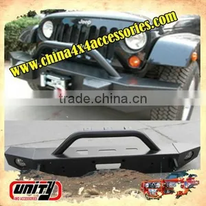 Competitive Price Steel Black Bull Bar for 07+ Wrangler JK Vehicles Bumper thumbnail-1