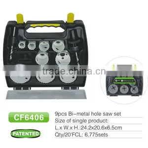 CF6406 9 Pieces Bi-metal Concrete Hole Saw Kit thumbnail-2