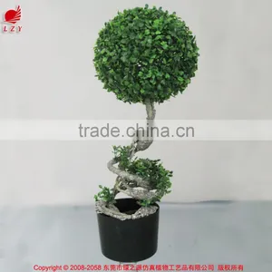2015 Hot Sell Artificial Milan Boxwood Topiary Ball With Any Size for Hall Decoration thumbnail-1