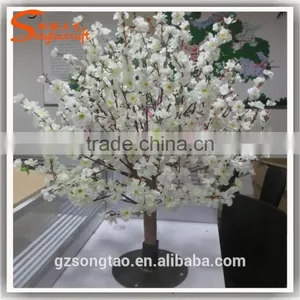 Hot Sale Manufacture China Artificial Cherry Tree Decoration Indoor Fake Tree Artificial White Cherry Blossom Tree thumbnail-6