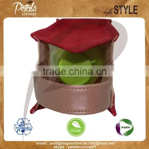 One Bottle Wine Bag With PU Handle thumbnail-5