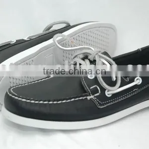 Handsewn Blucher Moccasin Construction Deck Shoes thumbnail-1