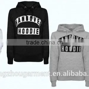 Ladies Print Tracksuit Top Hooded Plain Hoodie thumbnail-1