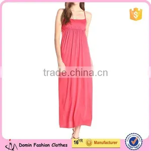Women's Spaghetti Straps Empire-Waist Maxi Dress thumbnail-1