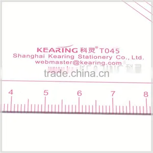 Kearing Brand Sandwich Line for Durability,triangle Grader Ruler,grading Sewing Grader Ruler With Protractor #T045 thumbnail-5
