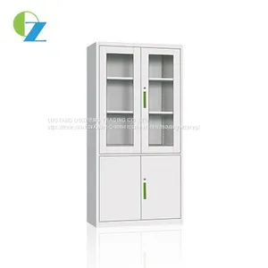 Hot Selling Powder Coating Glass and Steel Swing Doors Cupboard / Cabinet thumbnail-1