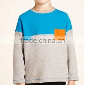 BOYS COLOUR BLOCK T SHIRT thumbnail-1