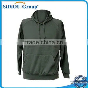 OEM Mens Plain Polyester Cotton Fleece Hoodie thumbnail-1