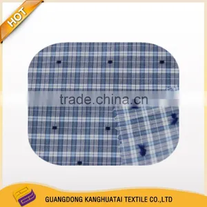 100% Yarn Dyed Grid Machines Embrodery Cotton Fabric thumbnail-2