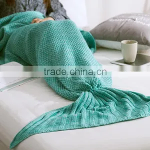 Hot Selling Adult/child/baby Mermaid Blanket Crochet Mermaid Tail Blanket thumbnail-1