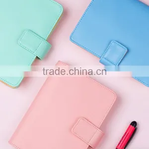A6 Size PU Cover Agenda Planner With Metal Clasp Case Bound Diary Customizable Office Notebook thumbnail-1