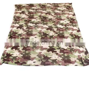 100%polyester Super Soft Anti-pilling Army Fleece Blanket thumbnail-1