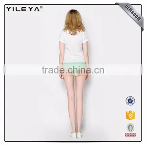 Customizable Pattern Printed O-Neck 2017 Summer Tops thumbnail-6