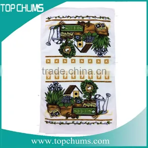 Cheap Printed Grid Microfber Tea Towel/kitchen Towel/washing Cloth thumbnail-1