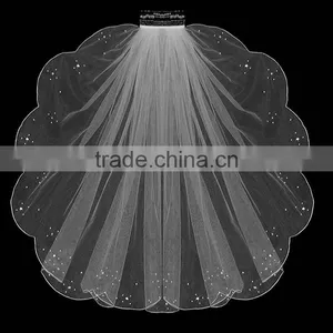 Latest Style Fashionable Beautiful Wedding Veil M071 thumbnail-1