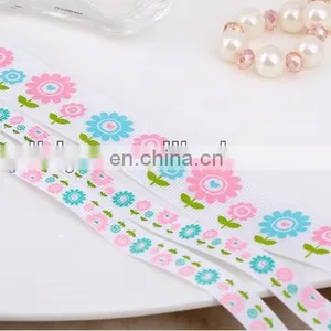Hot Sale Sunflower Polyester Ribbon for Bowkont thumbnail-1