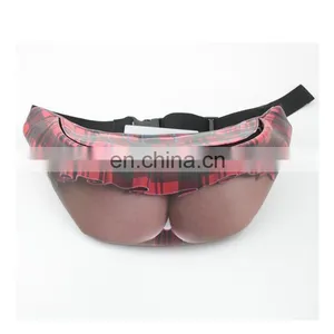 Factory Wholesale Fashion Hot Sale Pack Novelty Funny Hairy Beer Belly Waist Bumbag Dad Bag thumbnail-1