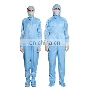 Professional 0.5mm ESD Safety Protective Cleanroom Clothing thumbnail-1