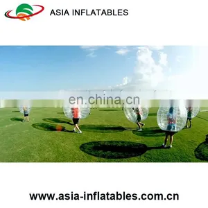 Clear Transparent Custom Inflatable Bubble Soccer Ball for Kids, Body Bubble Ball for Sale thumbnail-3