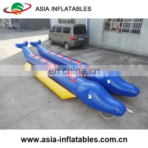 Hot Sales Inflatable Flyfish Banana Boat, Inflatable Boat Water Game, Customized Colour and Logo thumbnail-1